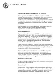 HÖGSKOLAN I BORÅS