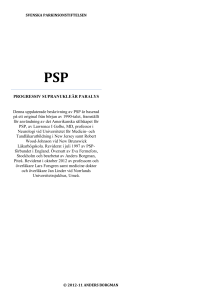 Progressiv supranukleär Paralys