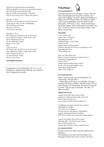 Programblad med alla texter
