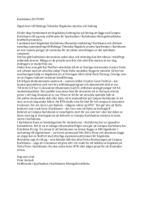 Öppet brev.