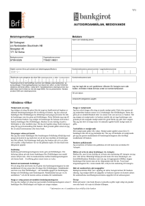 Anmälan till autogiro
