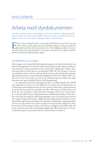 Arbeta med styr dokumenten - NCM
