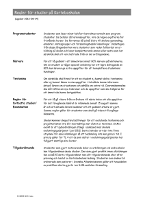 (uppdat 2012-08-14) Programstudenter Studenter som läser minst