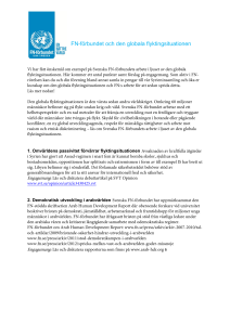 FN-förbundet och den globala flyktingsituationen