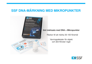 ssf dna-märkning med mikropunkter