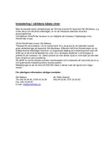 Sida 1 - Winefinder