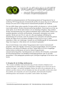 Samhällsvetenskapsprogrammet och Ekonomiprogrammet på