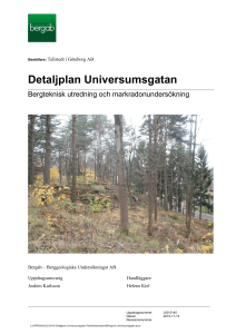 Detaljplan Universumsgatan