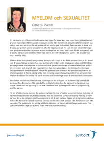 MYELOM och SEXUALITET