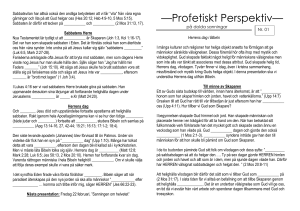 Profetiskt Perspektiv