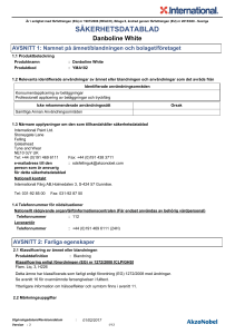 Säkerhetsdatablad