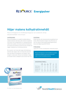 Höjer matens kolhydratinnehåll