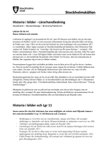 Historia i bilder - Lärarhandledning Historia i