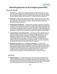 Non-Hodgkin`s Lymphoma (NHL) Treatment Fact Sheet