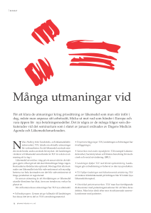 Många utmaningar vid