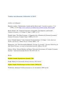 Tankar om ekonomi. Litteratur vt 2015