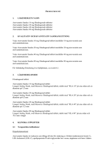 Atorvastatin Sandoz film-coated tablet SmPC