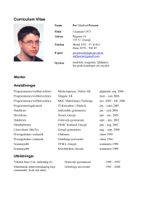 Curriculum Vitae