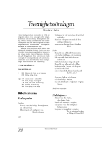 Treenighetssöndagen