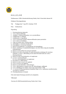 kallelse - Främby Gård