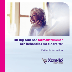 Till dig som har förmaksflimmer och behandlas