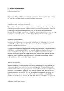 B F Skinners behaviorism – sammanfattad i tolv