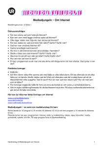 Mediedjungeln – Om Internet