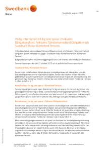 Viktig information till dig som sparar i Folksams
