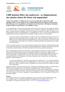 4 000 skånska fötter ska analyseras - ny