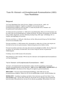 Team för Alternativ och Kompletterande Kommunikation (AKK