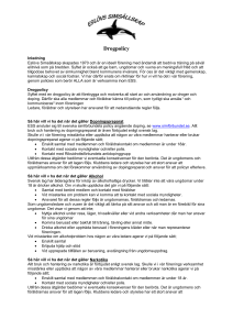Drogpolicy - IdrottOnline