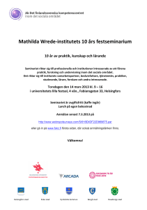 Seminariet 2013
