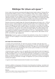 Litiumbehandling och njurar (Page 1)