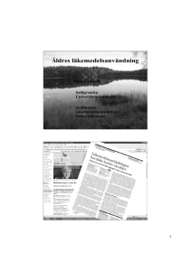 Äldres läkemedelsanvändning (pdf-handouts)