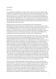 Vecka 6 2016 Kära vänner! Nu är jag lyckligt och väl tillbaka från 10