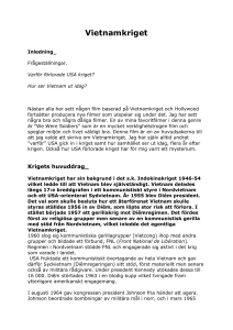 Vietnamkriget - Studentuppsatser.se