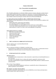 PAKKAUSSELOSTE