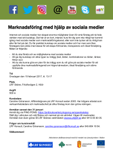 Marknadsföring med hjälp av sociala medier