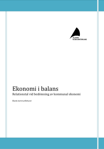 Ekonomi i balans Ekonomi i balans