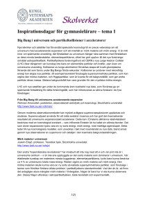 Inspirationsdagar för gymnasielärare – teman