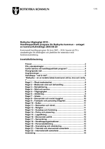 Botkyrka tillgängligt 2010 - Handikappolitiskt program för Botkyrka
