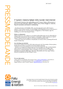 Pressmeddelande 2005-02-15