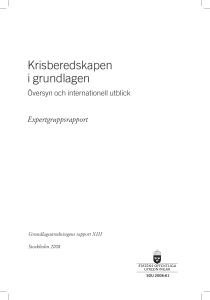 Krisberedskapen i grundlagen