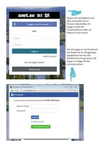 Öppna din webbläsare och gå in på profil.nwt.se Du kan välja