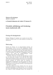 Motivering - Riksdagens öppna data