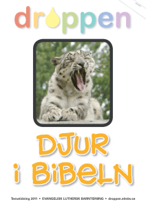 Djur i Bibeln.indd - Droppen