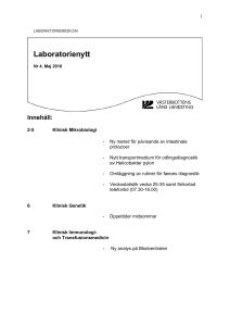 Laboratorienytt