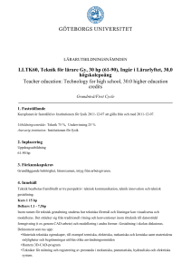 Kursguide - Course Syllabus