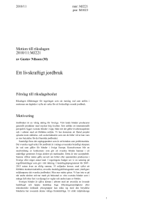 M - Riksdagens öppna data