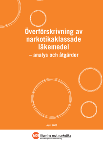 Överförskrivning av narkotikaklassade läkemedel